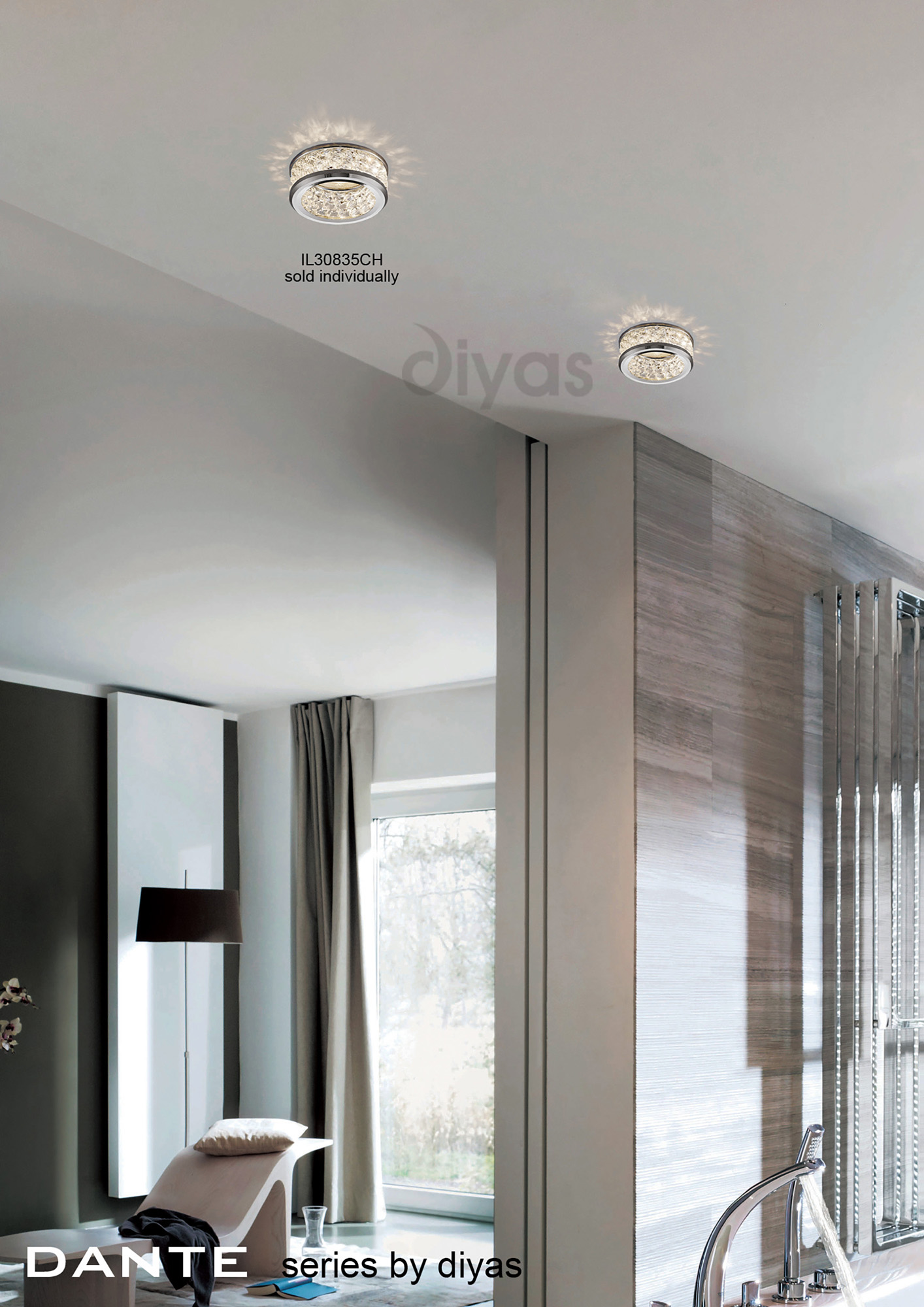 Dante Crystal Ceiling Lights Diyas Recessed Crystal Lights Dante Crystal Ceiling Lights Diyas Recessed Crystal Lights